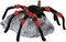 LED Red and Black Jumping Spider Animatronic | Halloween Décor | Horror Décor | 21 Inches | Moving Prop